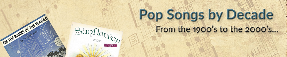 tredwells music centre pop songs by decade
